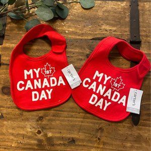 Carter's Canada Day Bib's